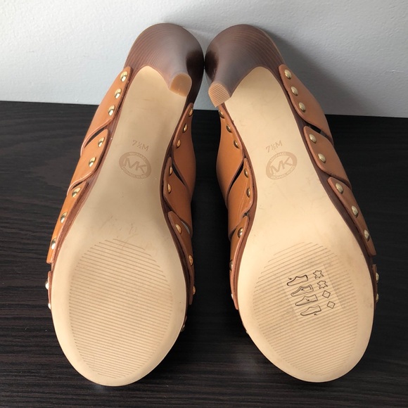 Michael Michael Kors Somerly Brown Mule Heel - Picture 7 of 8